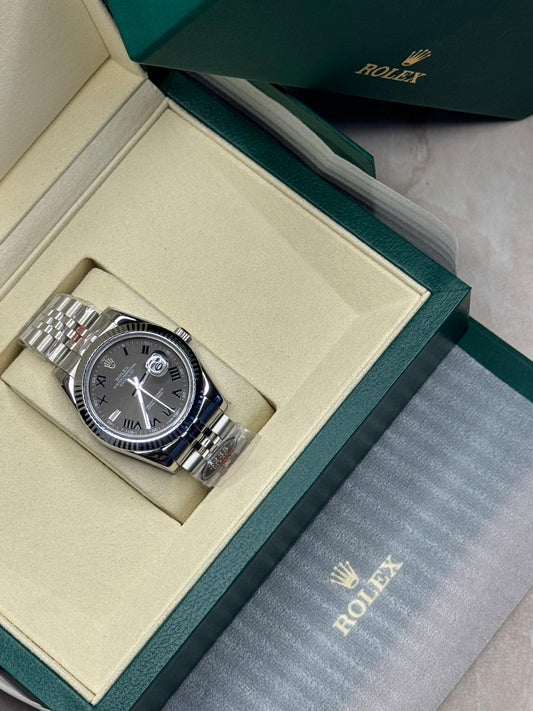 Rolex Oyster Perpetual Datejust – Limited Edition brown Dial | Silver Finish