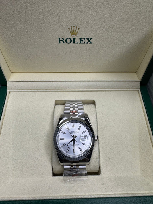 Rolex Oyster Perpetual Datejust – Limited Edition White Dial | Silver Finish