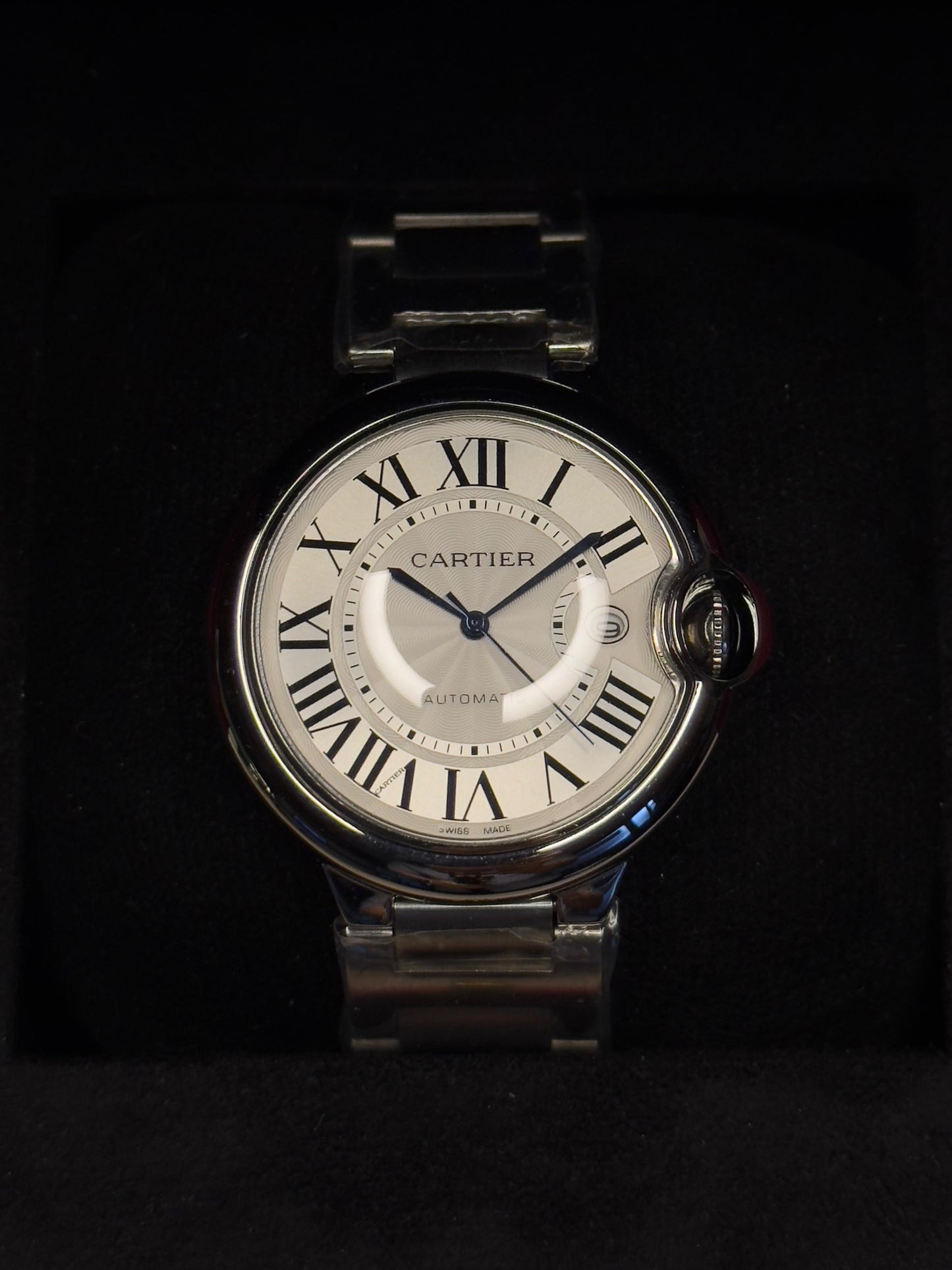 Cartier Ballon Bleu Automatic Watch – Stainless Steel Luxury Timepiece