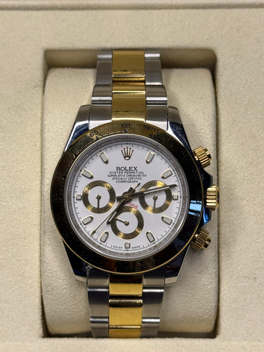 Rolex Cosmograph Daytona – Two-Tone Steel & Gold Luxury Chronograph