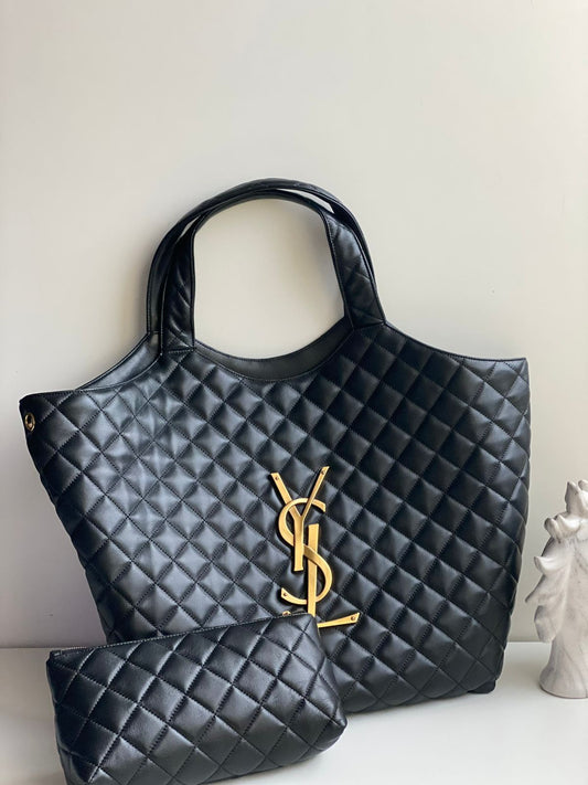 Saint Laurent (YSL) Toad Bag – Timeless Parisian Elegance  Description: