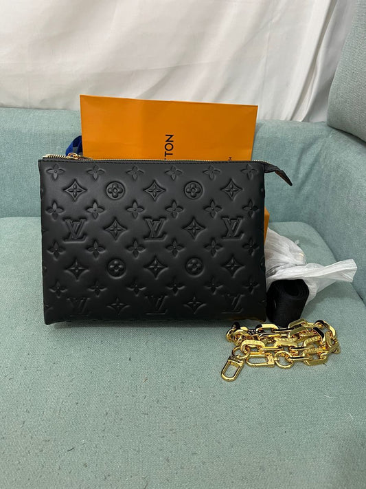Louis Vuitton Sling Bag – Chain & Belt Edition, Parisian Luxury